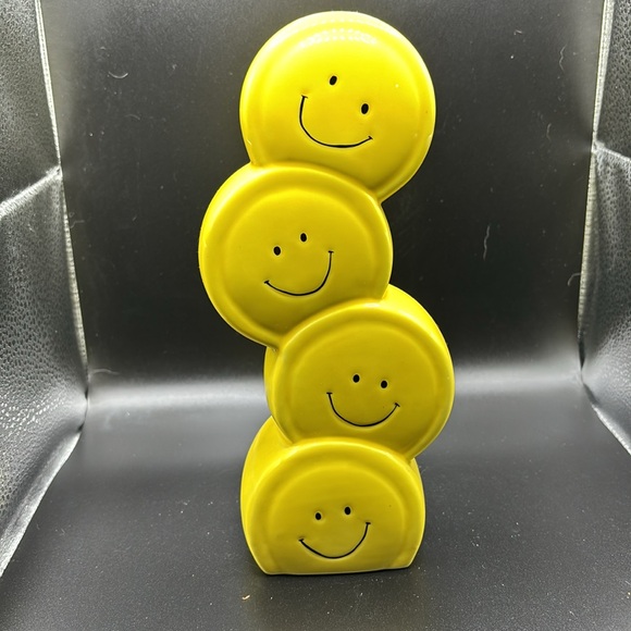 Smiley face flower vase. Vintage 1990’s - Picture 3 of 5